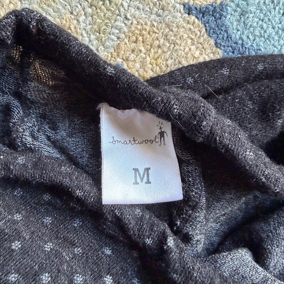 Smartwool Charcoal Patterned Tights size medium - Picture 4 of 5